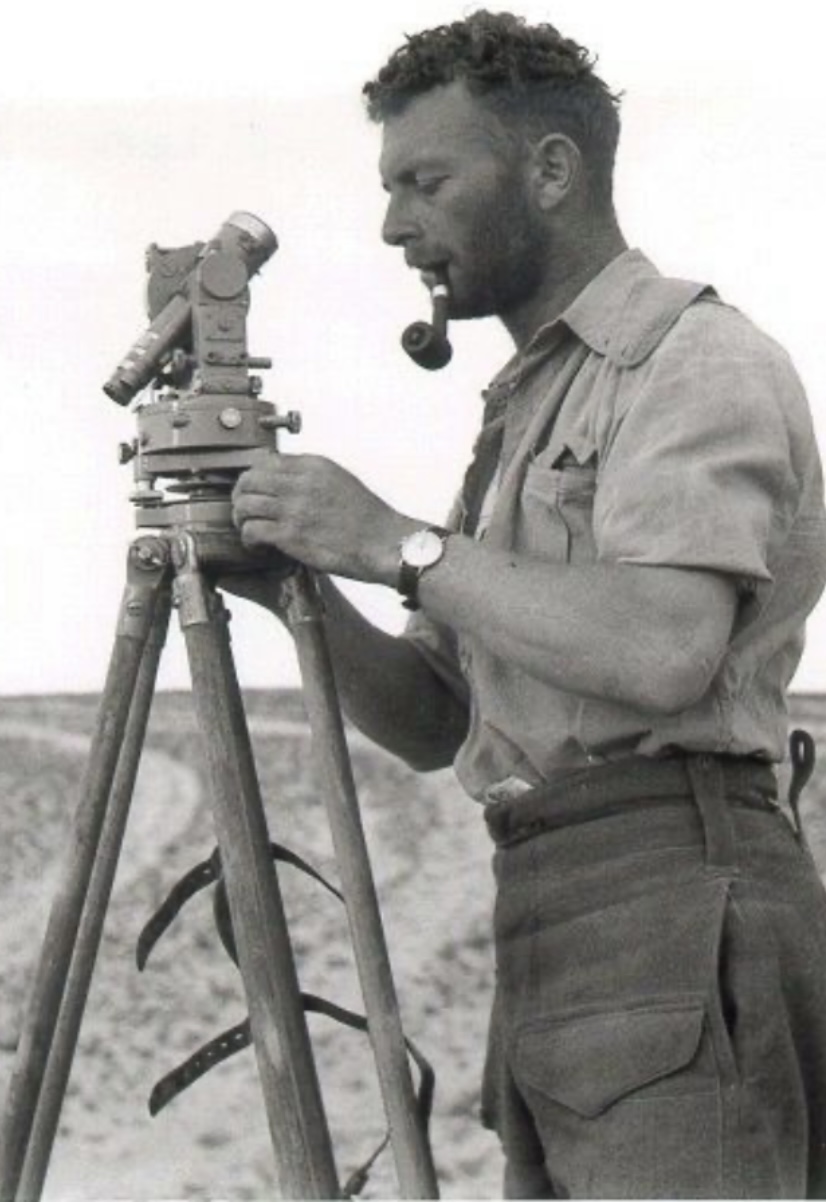 Cooke Troughton & Simms Theodolite in use